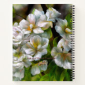 リンゴの花 ノートブック (裏面)
