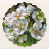 リンゴの花 ペーパーコースター (正面)