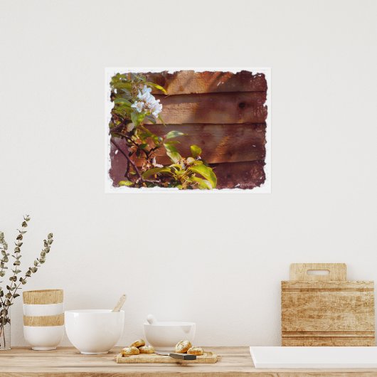 リンゴの花 ポスター (キッチン)