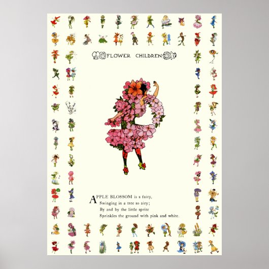 リンゴの花 ポスター (正面)