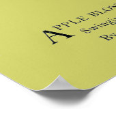 リンゴの花 ポスター (角)