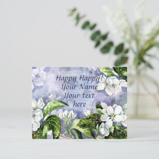 リンゴの花 ポストカード (スタンド正面)