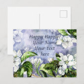 リンゴの花 ポストカード (正面/裏面)