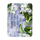 リンゴの花 マグネット (縦)