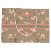 リンゴの花 ラージペーパーバッグ (裏面)