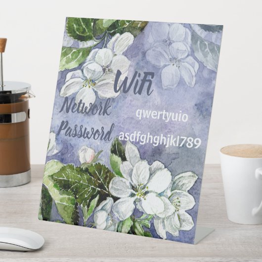 リンゴの花 台座サイン (インサイチュ)