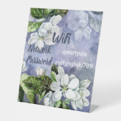 リンゴの花 台座サイン (正面)