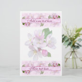 リンゴの花~定常 便箋 (スタンド正面)