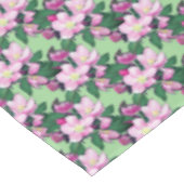 リンゴの花（淡緑色） テーブルクロス (アングル)