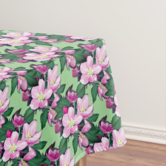 リンゴの花（淡緑色） テーブルクロス (インサイチュ)