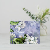 リンゴの花 箔シーズンポストカード (立ち正面)