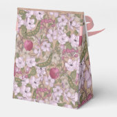 リンゴの花 - 結婚のお礼箱 フェイバーボックス (裏面サイド)