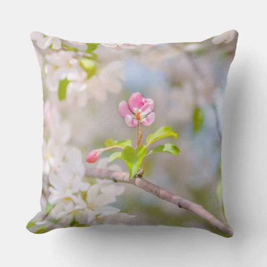 リンゴの花 – 美しい クッション (正面)