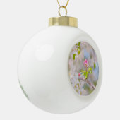 リンゴの花 – 美しい セラミックボールオーナメント (左)