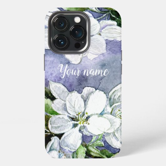 リンゴの花 iPhoneケース (裏面)