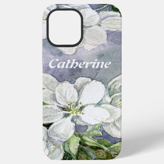 リンゴの花 iPhoneケース (裏面)