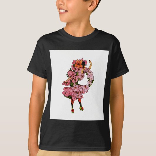 リンゴの花 Tシャツ (正面)