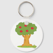 リンゴの赤い木 キーホルダー (正面)