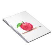 リンゴの赤い果実 ノートブック (右側)