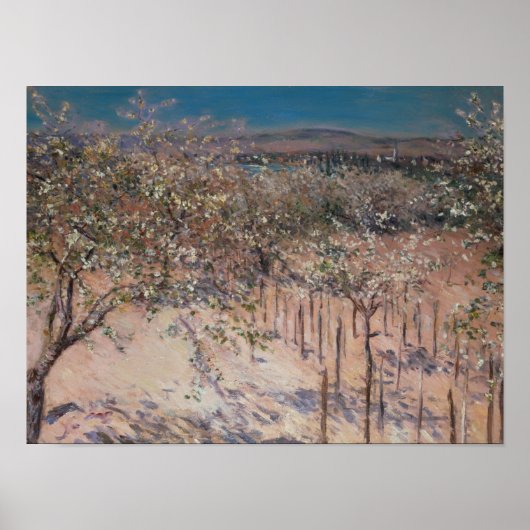 リンゴの開花の果樹園，コロンブス ポスター (正面)