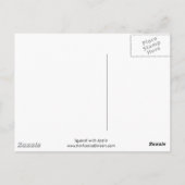 リンゴはがきのリス ポストカード (裏面)