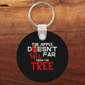 リンゴはApple Picの秋から遠くない キーホルダー (正面)