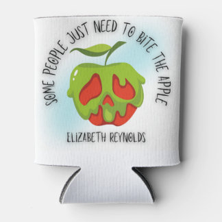 リンゴをかむ 缶クーラー