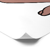 リンゴを使ったサル ポスター (角)