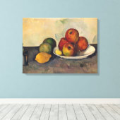 リンゴを持つ静物生活， c.1890 キャンバスプリント (インサイチュ (ウッドフロア))