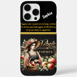 リンゴを採る若い女性 iPhone 16 PRO MAXケース