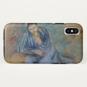 リンゴを握り締める土着の農夫の女性 Case-Mate iPhoneケース (裏面(横))