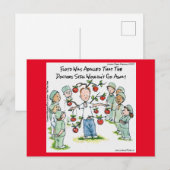 リンゴを毎日ユーモア リック・ロンドン Comic 応援しよう ポストカード (正面/裏面)