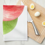 リンゴを2つ キッチンタオル (四つ折り)