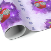 リンゴインサンクフル銀河系ラッピング紙 ラッピングペーパー (ロールコーナー)