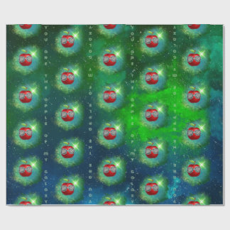 リンゴインサンクフル銀河系ラッピング紙 ラッピングペーパー