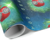 リンゴインサンクフル銀河系ラッピング紙 ラッピングペーパー (ロールコーナー)