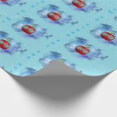 リンゴインサンクフル銀河系ラッピング紙 ラッピングペーパー (角)