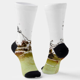 リンゴカッコいいの果実の水滴の飛沫 ソックス