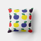 リンゴカラフル果実 クッション (裏面)