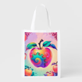 リンゴカラフル エコバッグ