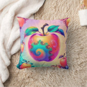 リンゴカラフル クッション (ブランケット)