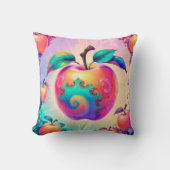 リンゴカラフル クッション (正面)