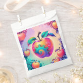 リンゴカラフル フェイバーバッグ (クリップ留めされた状態)