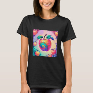 リンゴカラフル Tシャツ