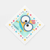 リンゴキッズパーティー紙ナプキンズウィズビリー スタンダードランチョンナプキン (角)