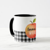 リンゴパーソナライズされた マグカップ (正面左)