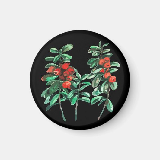 リンゴンベリー マグネット (正面)