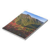 リンゴーグ谷の秋景色　ノースカロライナ州の ノートパッド (回転)