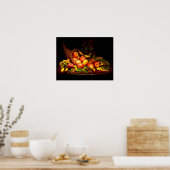 リンゴ入りコルヌコピア ポスター (キッチン)