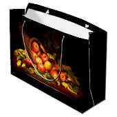 リンゴ入りコルヌコピア ラージペーパーバッグ (裏面アングル)